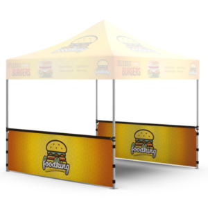 10’x3′ Dye Sublimated Side Skirt (Double Sided)